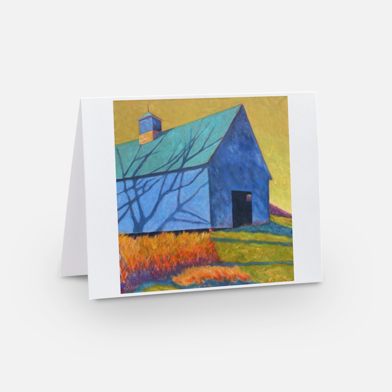 "Flaxen Sky" Note Card