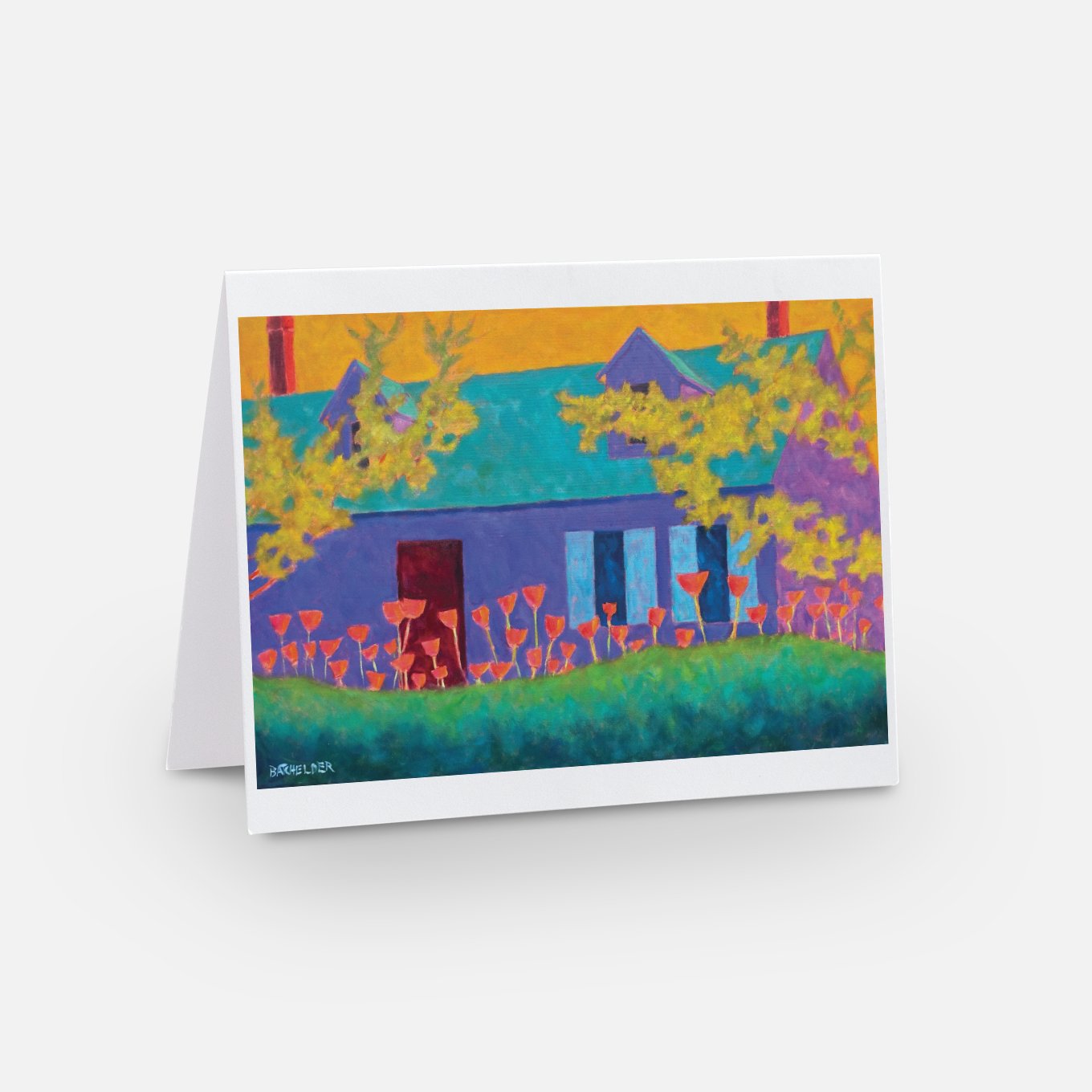 "Summer Poppies" Note Card